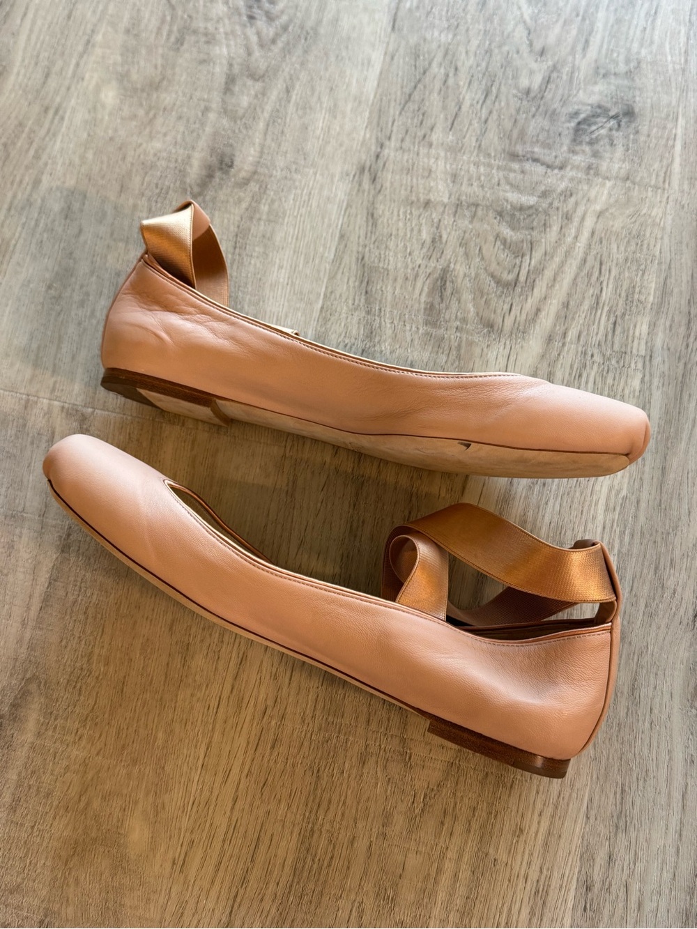 Chloe Pink Crossover Ballet (Pointe) Flats 40.5 / 41 - Picture 4 of 9